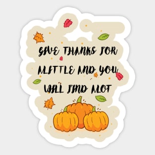 thanksgiving Sticker